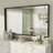 Aevar Tempered Glass and Aluminum Alloy Framed French Cleat Mounted Wall Mirror with 5-Year Warranty-397524569-384154436