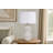 Serenity Waves Ceramic Table Lamp - Off White