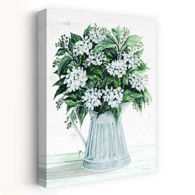 Hydrangea Pitcher Hydrangea Spring Flower Art