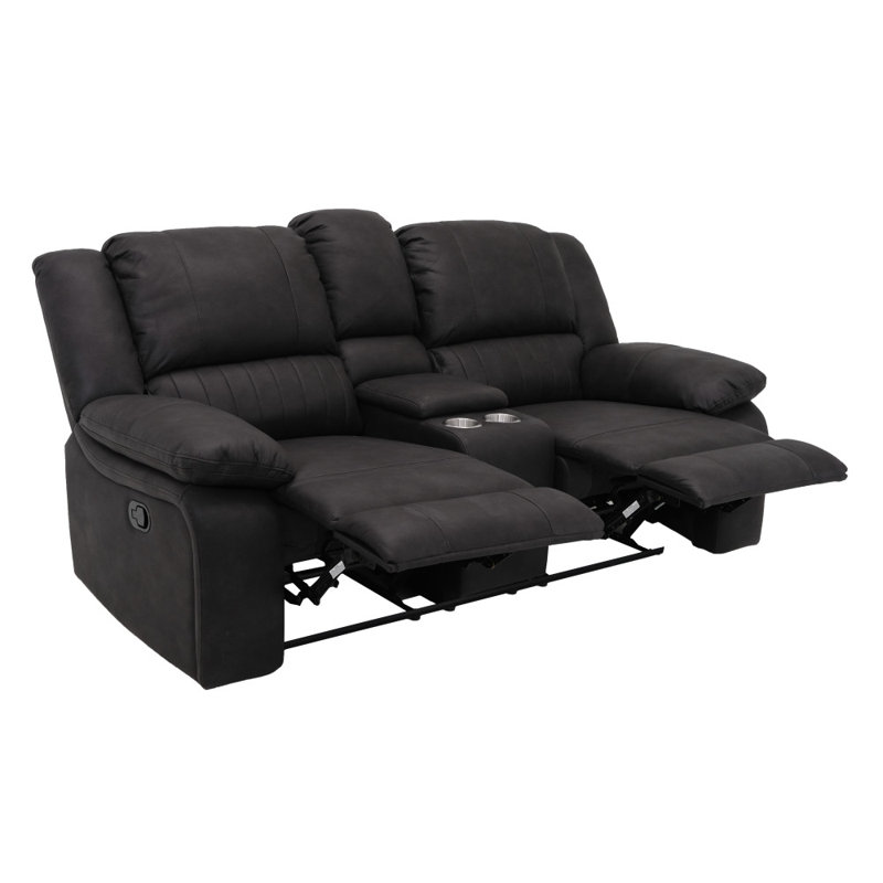 Jailil Upholstered 76.5'' Reclining Loveseat
