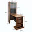 Folding Desk With Storage, Space-Saving Foldable Computer Desk For Small Spaces, Writing Study Table For Home Office, Bedroom, Dorm, Apartment