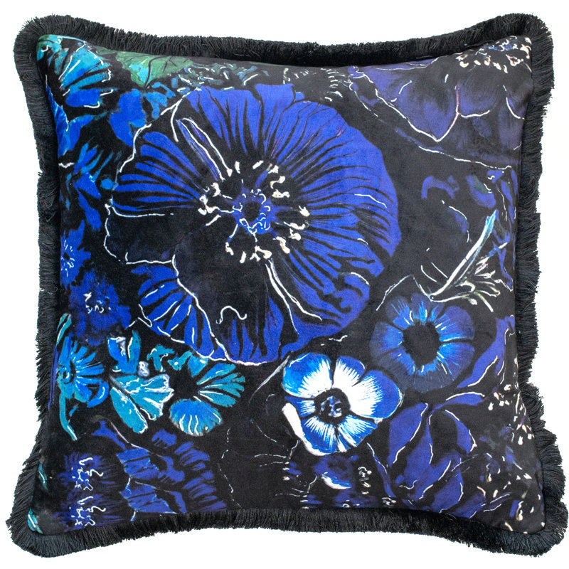 Deblaker Abstract Blue Cushion