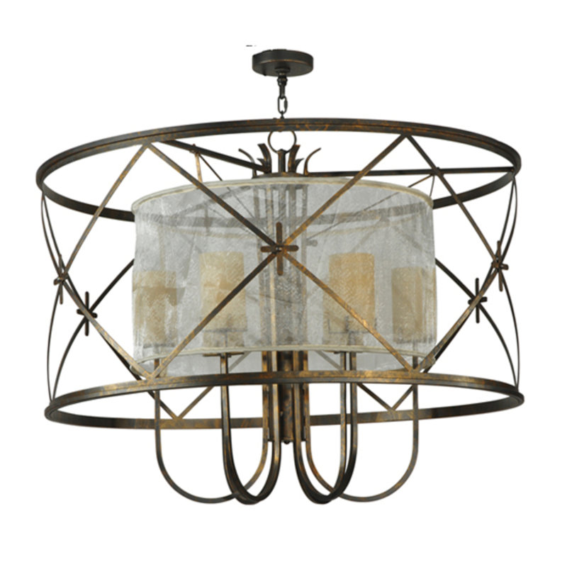 Penelope 6 - Light Drum Chandelier