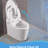 One - Piece Smart Toilet With Bidet, Auto Open/Close Cover Detected By Radar Sensor, Automatic Flushing After Use, Heated Seat Adjustable Temperature For Comfort, Bubble Wash And Warm Water Drying