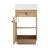 18.5" Bathroom Vanity With Resin Sink And Adjustable Shelf