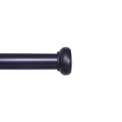 MUSA Weaver 1" Standard Decorative Curtain Rod Adjustable 1" Single Curtain Rod