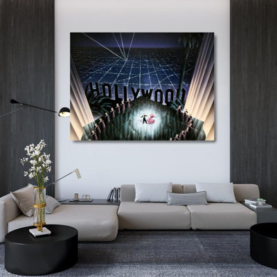 «Red Barrel Studio® Hoppe», galerie d'art sur toile tendue par Robert, Hollywood