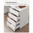 39.4'' Wide vanity with LED Lights, 6 Drawers-1785728916