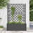 vidaXL Planter Trellis Raised Flower Bed Self Watering System Rattan Look-61768048-61686725