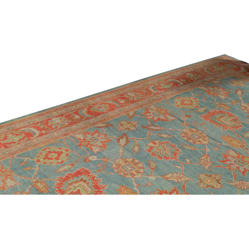 One-of-a-Kind Rectangle 8'11" X 12'1" Hand Knotted Area Rug