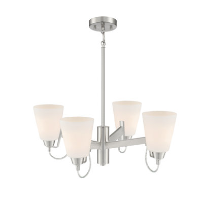 Minka Lavery Beckonridge Coal With Clear Chandelier