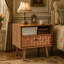 Table de chevet 22 po Mid-Century Modern-158581615