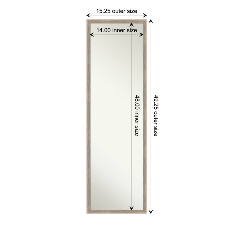 Jolivue Flat Mirror, White