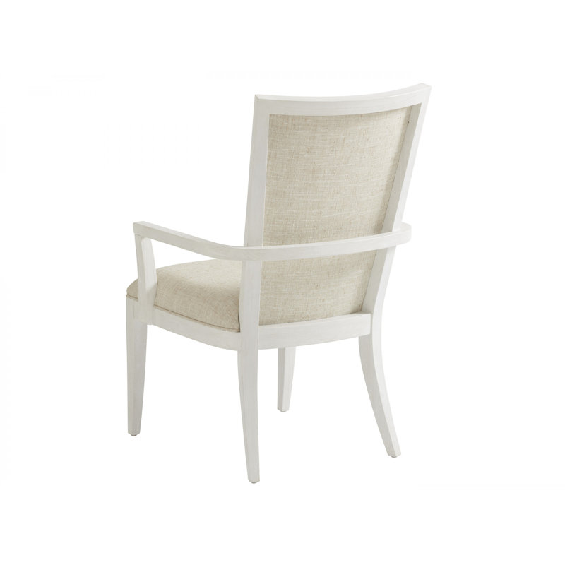 Ocean Breeze Sea Winds Upholstered Arm Chair, Beige