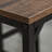 5-Piece Industrial Dining Table Set, Bar Table & 4 Stools Set