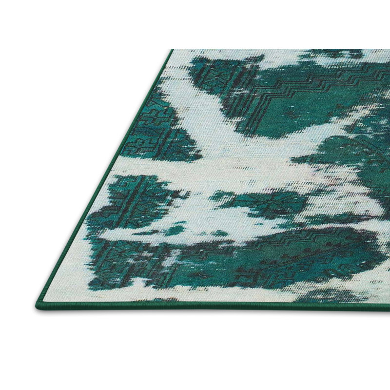 Abstract Indoor Rug, Rectangle 2' x 4'