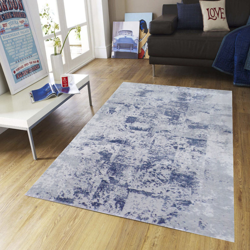 Rectangle Abstract Area Rug, Rectangle 80 x 300cm