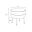 Repose-pieds rembourré d'appoint (un seul repose-pieds)-271629095-271629094