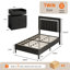 Ensemble de lit plateforme tapissier Diamond-1458064819-1458064818