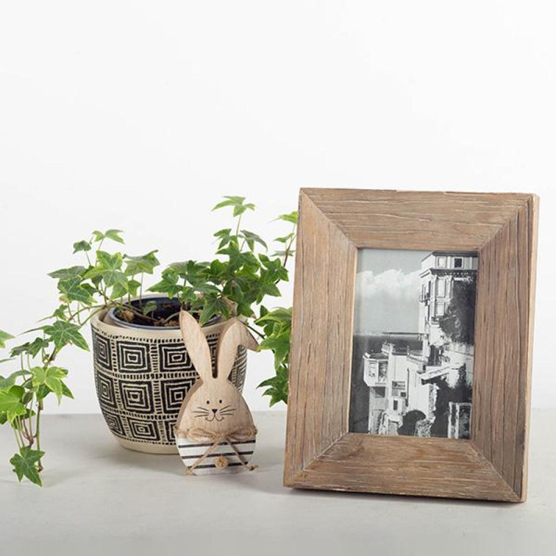 Cadre photo en bois brun