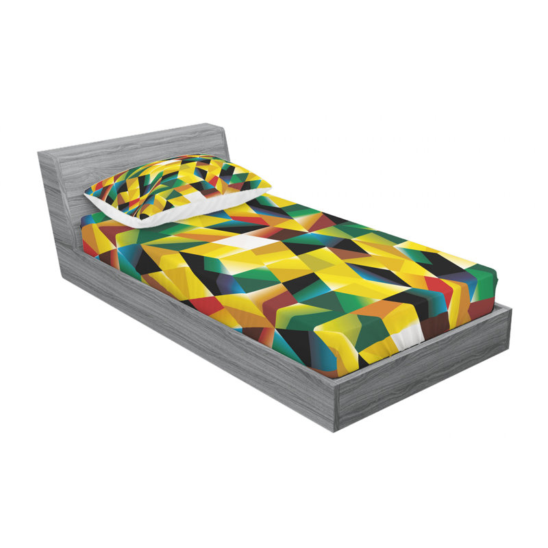 Ensemble de draps Trippy, Taie d'oreiller pour lit simple