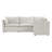 4PC Super Wide Modular Power Sectional-Light Gray-1820905960