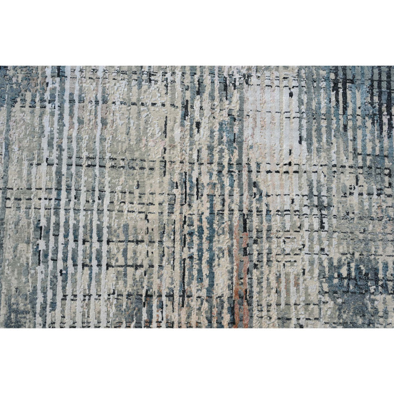 Tapis rectangulaire noué à la main, Rectangle 12 pi x 15 pi