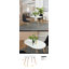 Adair Oval Solid Wood Base Dining Table-910964875