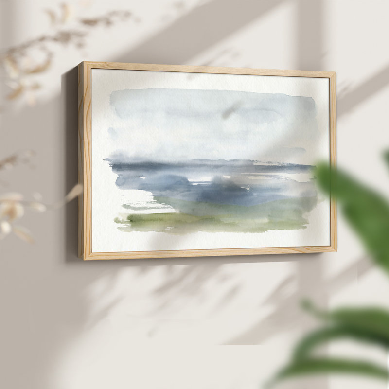 Coastline Splash IV - Imprimé encadré - Restickable, Naturel, H 22 po x l 28 po