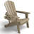 Cheryce HDPE Folding Adirondack Chair With Cup Holder-67149133