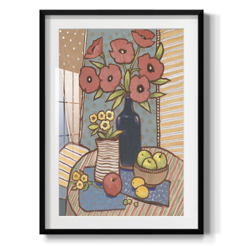 Marbrage II - Toile tendue avec châssis, H 28,5 po x l 20,5 po, Noir