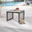 Austintown Square Metal Outdoor Side Table , 24.8'' in. W 24.8'' in. D