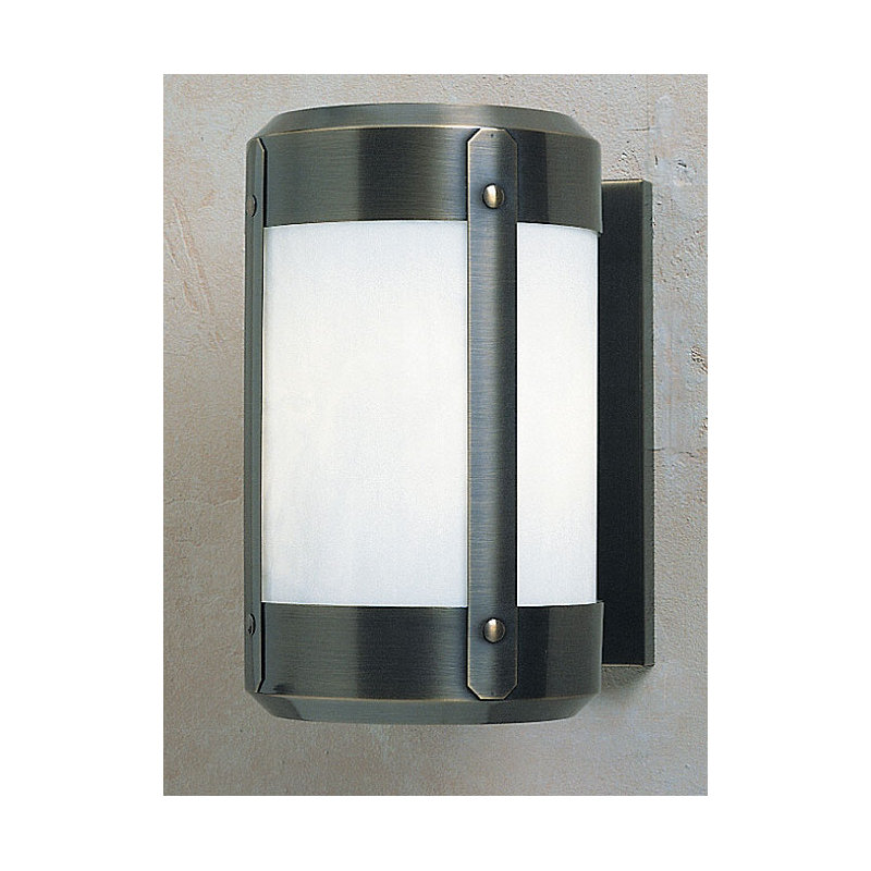 Berkeley Outdoor Wall Lantern, 11.25" H x 7" W x 8.25" D, Verdigris Patina, Rain Mist