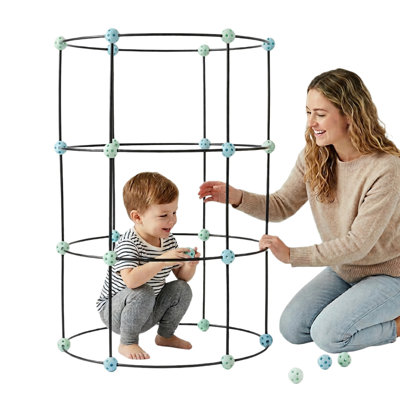 60 Piece Flexible Construction Toy Set