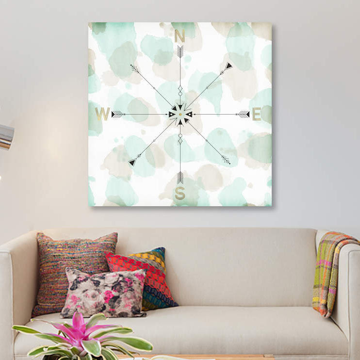 «Instructions II», impression sur toile, H 12 po x l 12 po x P 0,75 po, Toile tendue, Pas de tapis