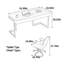 Bureau rectangulaire haut de gamme-1836888436