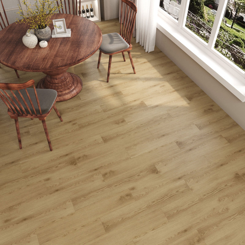 12mil 6 po X 36 po Plancher de vinyle auto-adhésif pelez et collez (27 pieds carrés), Naturel