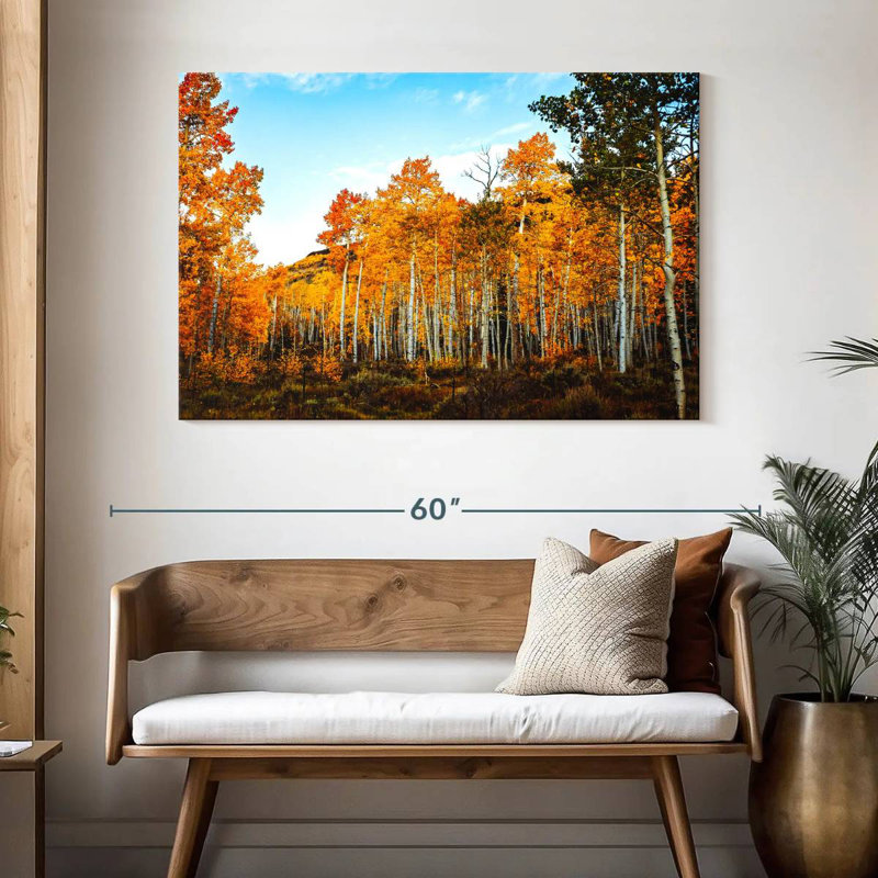 Alvord Birch Tree Forest, 32" H x 48" W