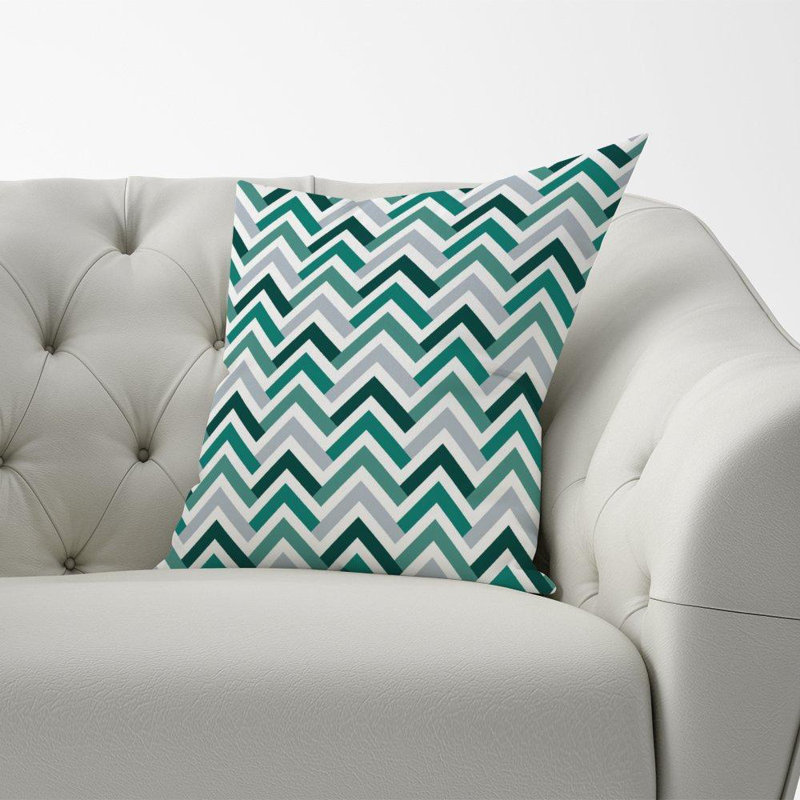 Tarrytown Chevron Square Cushion