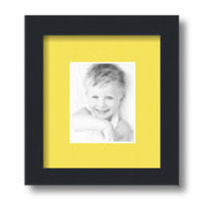 Matte Picture Frame with Mat, Canary