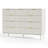 Fluted 9-Drawer Double Dresser For Bedroom, 55.1" Modern Chest Of Drawers With Deep Drawers, Curved Profile Design, Wood Drawer Organizer For Living Room, Hallway, Nursery, Hallway Closet-1445189508