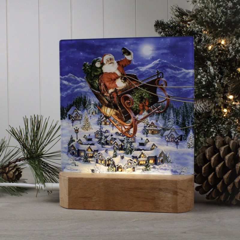 Livrant une veilleuse de Noël