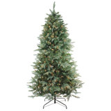 9' Pre-Lit Washington Frasier Full Artificial Christmas Tree - Clear Lights