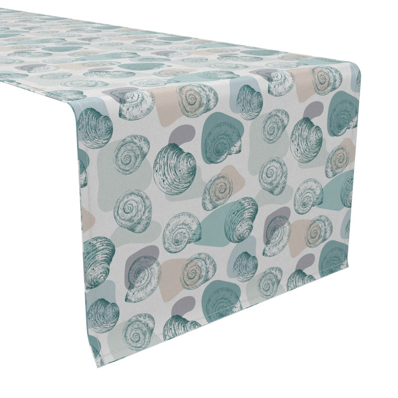 Rectangular Nautical Cotton Twill Table Runner