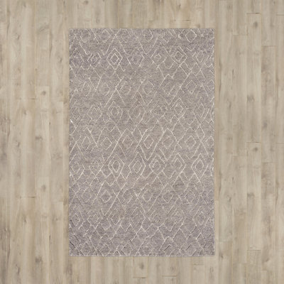 Westhought Hand Knotted Wool Geometric Indoor Rug