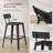 Counter Stool with Metal Frame