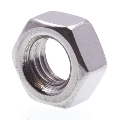Machine Screw Hex Nuts, Metric, M5-0.80, Grade A2-70 Stainless Steel (25 Pack)