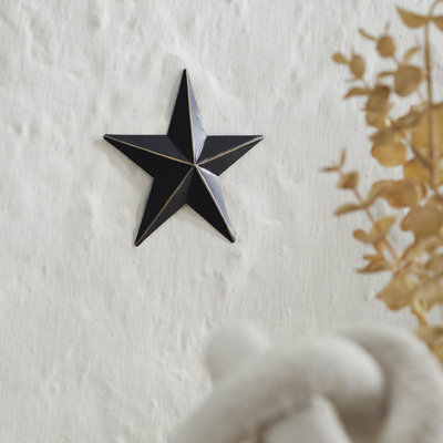 Festive Finds Metal Star Distressed Rust