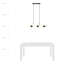 Adori 6 - Light Steel Kitchen Island Pendant-399459317