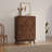 Theo Engineered Wood 48-Inch Tall 5-Drawer Bachelor Chest